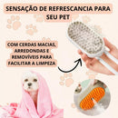 Escova Autolimpante 3 em 1 para Pelo & Higiene - Ideal para Manutenção em Casa 10% OFF Com Cupom BEMVINDO10
