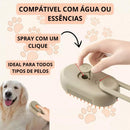 Escova Autolimpante 3 em 1 para Pelo & Higiene - Ideal para Manutenção em Casa 10% OFF Com Cupom BEMVINDO10