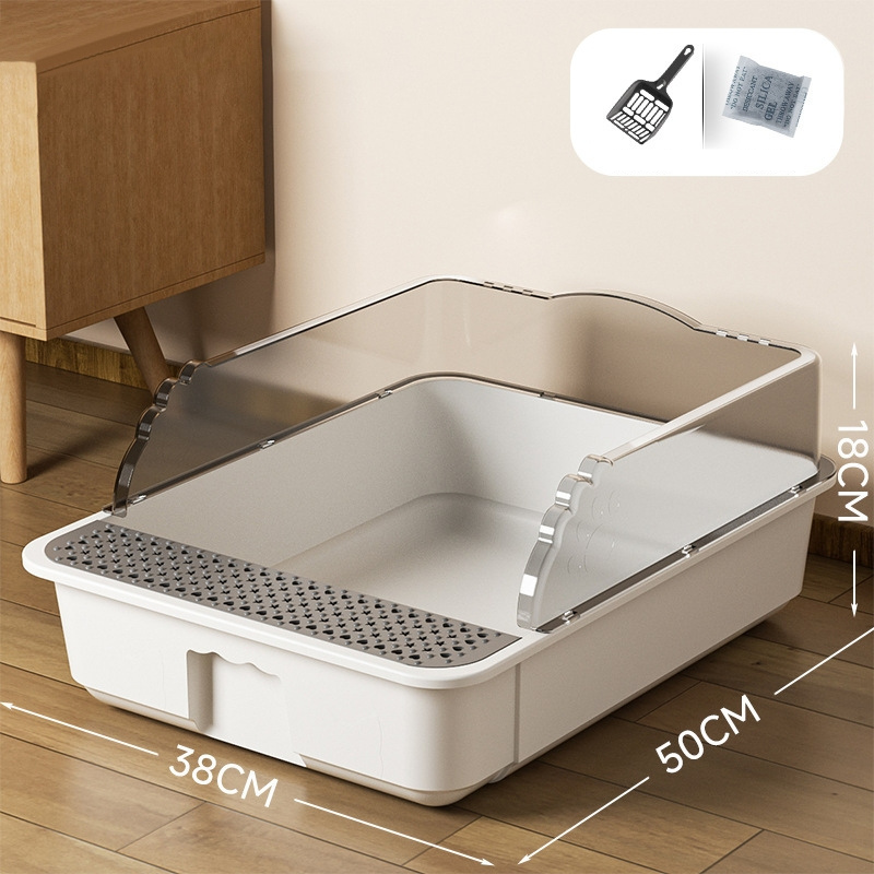 Sandbox Aberta Anti-Respingo – Espaçosa, Lavável e Completa para Gatos 10% OFF COM CUPOM BEMVINDO10