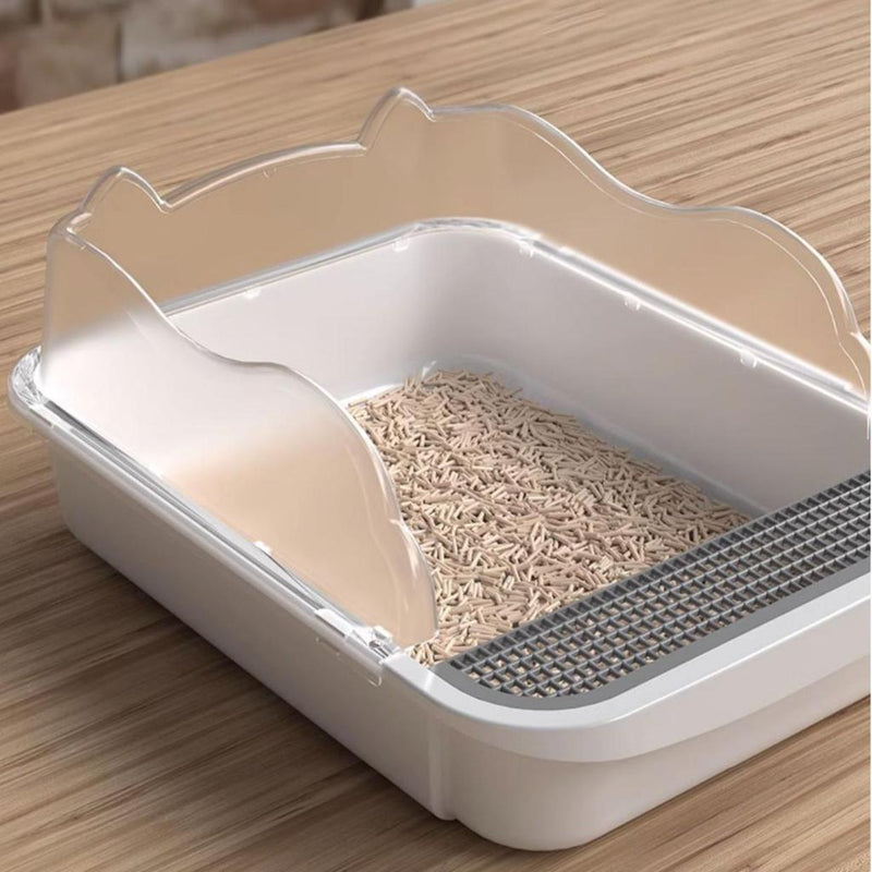 Sandbox Aberta Anti-Respingo – Espaçosa, Lavável e Completa para Gatos 10% OFF COM CUPOM BEMVINDO10