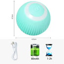 Bolinha Pet Inteligente com Rolamento Automático - Diversão e Exercício para Seu Pet