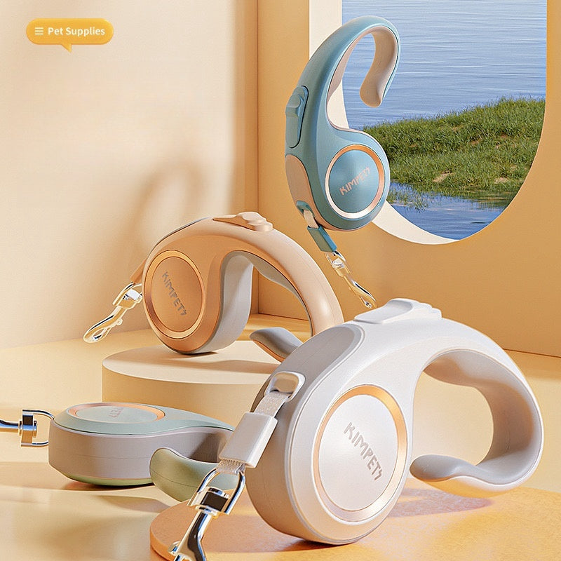 Guia Retrátil 3 Metros com Trava de Segurança - Ergonômica para Cães 10% OFF COM CUPOM BEMVINDO10