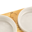 Comedouro Duplo Elevado para Gatos – Design, Saúde e Estilo em um Só Produto