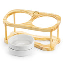 Comedouro Duplo Elevado para Gatos – Design, Saúde e Estilo em um Só Produto