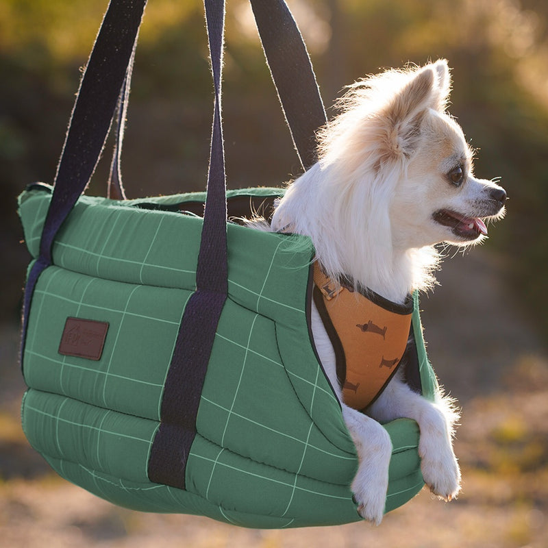 Bolsa Xadrez para Transporte Pet - Conforto, Estilo e Segurança para Levar Seu Pet Em Qualquer Lugar