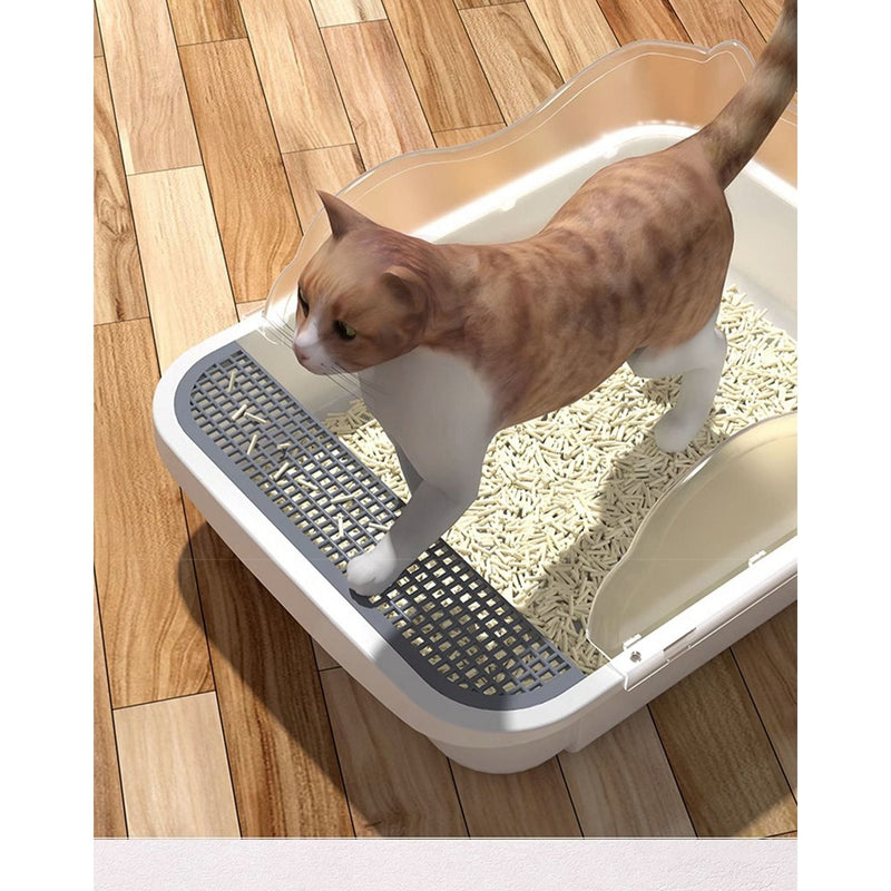 Sandbox Aberta Anti-Respingo – Espaçosa, Lavável e Completa para Gatos 10% OFF COM CUPOM BEMVINDO10