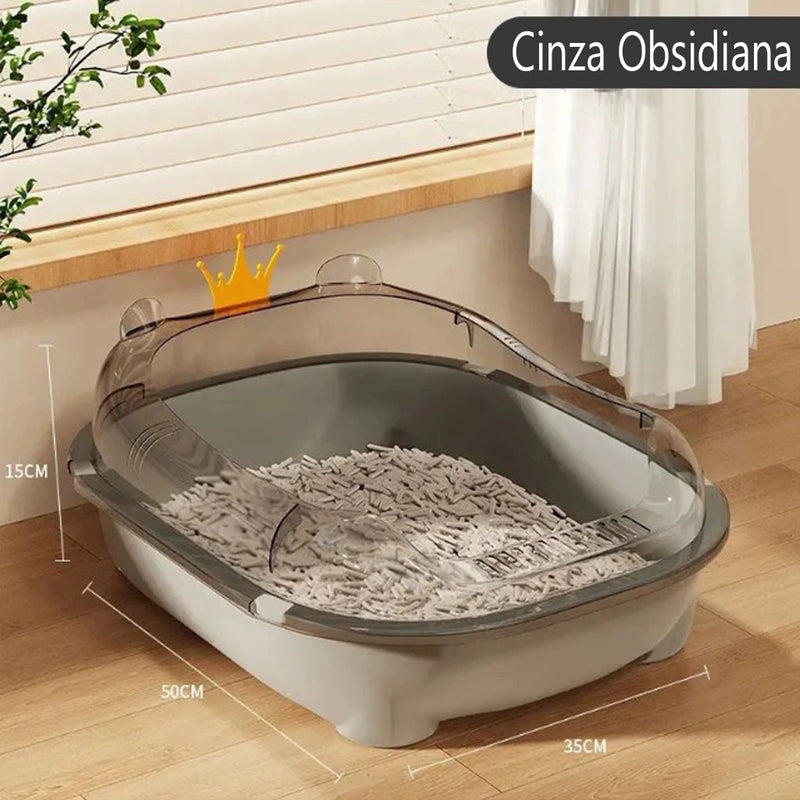 Caixa de Areia Fechada Anti-Odor 360° - À Prova de Respingos e Sujeira 10%OFF COM CUPOM BEMVINDO10