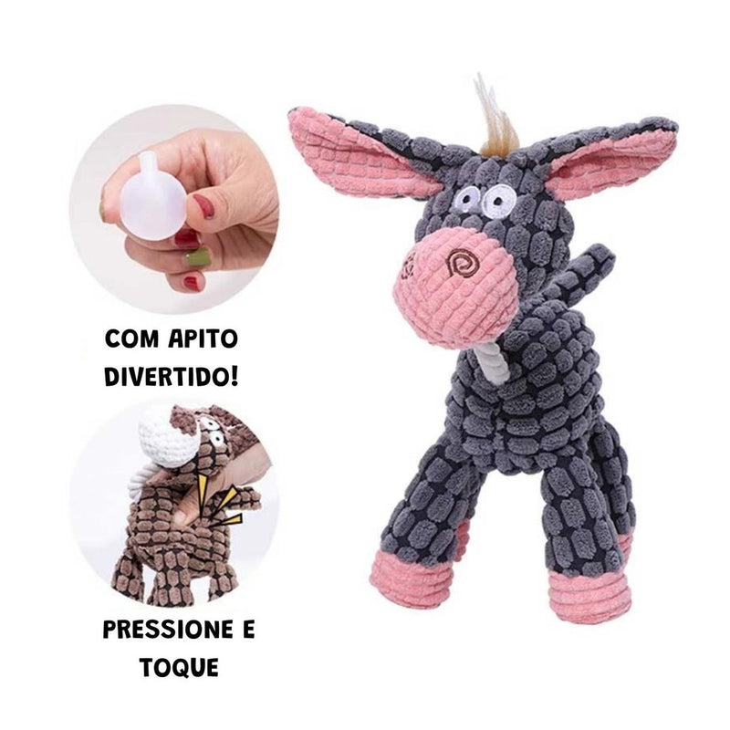 Burrinho de pelúcia - Diversão, Carinho e Estímulo