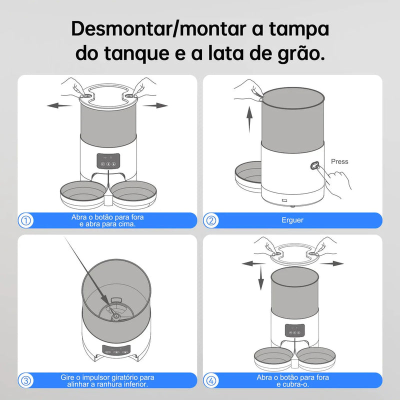 Alimentador Automático Inteligente NewPet 5L